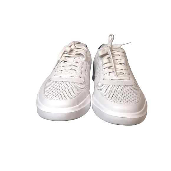 Cole Haan Grand Crosscourt Leather Sneakers White Breathable - Picture 4 of 12